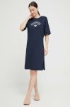 Сукня лаунж Emporio Armani Underwear колір синій з бавовни