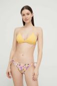 Купальний бюстгальтер Billabong колір жовтий злегка ущільнена чашечка (3061021)