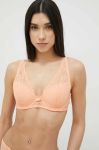 Бюстгальтер Emporio Armani Underwear колір помаранчевий мереживо однотонний (3027121)