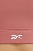 Бюстгальтер для йоги Reebok колір помаранчевий однотонний