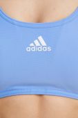Суцільний купальник adidas Performance Colorblock злегка ущільнена чашечка колір блакитний