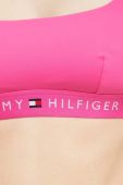 Купальний бюстгальтер Tommy Hilfiger колір фіолетовий м'яка чашечка