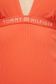 Суцільний купальник Tommy Hilfiger колір помаранчевий злегка ущільнена чашечка