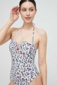 Суцільний купальник Tommy Hilfiger колір білий м'яка чашечка (3254100)