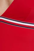 Суцільний купальник Tommy Hilfiger колір червоний злегка ущільнена чашечка (3115698)