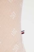 Боді Tommy Hilfiger колір бежевий мереживо однотонний