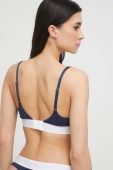 Бюстгальтер Tommy Jeans колір синій однотонний