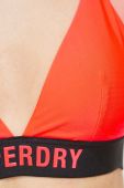 Купальний бюстгальтер Superdry колір помаранчевий злегка ущільнена чашечка (3184429)