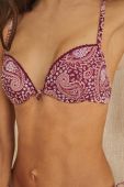 Купальний бюстгальтер women'secret FOLK SUNSET колір фіолетовий ущільнена чашечка 6485407