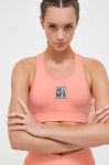 Спортивний бюстгальтер LaBellaMafia Go On колір помаранчевий однотонний