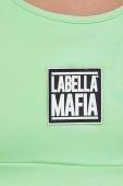 Спортивний бюстгальтер LaBellaMafia Go On колір зелений однотонний