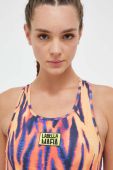 Спортивний бюстгальтер LaBellaMafia Flame колір помаранчевий візерунок