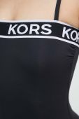 Суцільний купальник MICHAEL Michael Kors колір чорний злегка ущільнена чашечка (3204597)