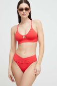 Купальний бюстгальтер Casall колір червоний злегка ущільнена чашечка