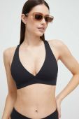 Купальний бюстгальтер Casall колір чорний м'яка чашечка