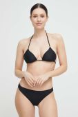 Купальний бюстгальтер Volcom колір чорний злегка ущільнена чашечка (3254128)