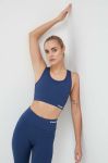 Спортивний бюстгальтер Hummel Active колір синій однотонний
