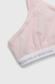 Дитячий бюстгальтер United Colors of Benetton 2-pack колір рожевий