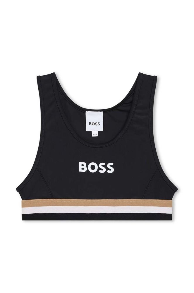 Роздільний дитячий купальник BOSS колір чорний (3204615)