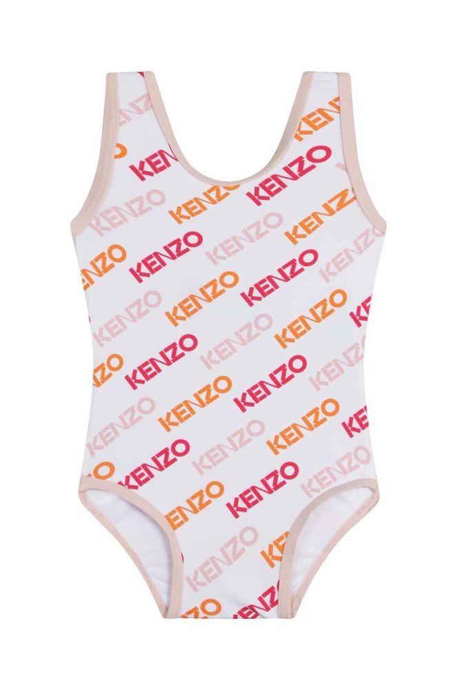 Дитячий купальник Kenzo Kids колір білий