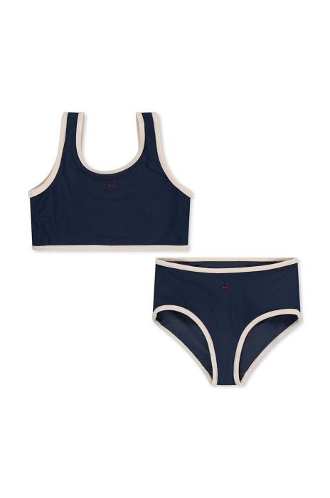 Роздільний дитячий купальник Konges Sl?jd колір синій