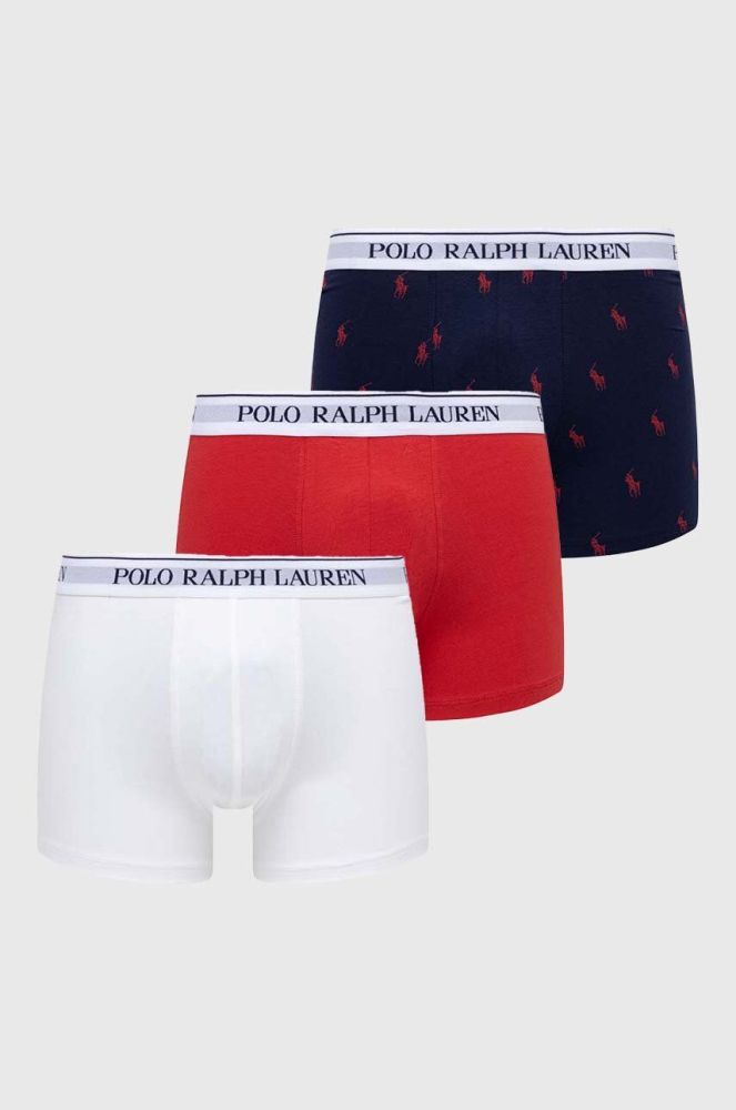 Боксери Polo Ralph Lauren 3-pack чоловічі колір барвистий (3377152)