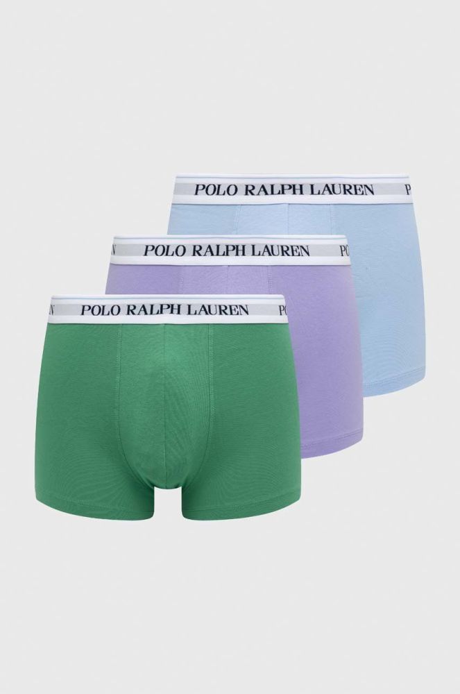 Боксери Polo Ralph Lauren 3-pack чоловічі колір барвистий (2837118)