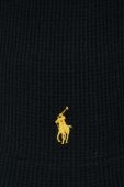 Піжамний лонгслів Polo Ralph Lauren колір чорний з принтом