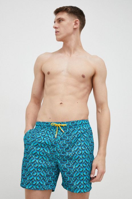 Купальні шорти Guess колір блакитний (3018038)