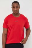 Футболка лаунж HUGO колір червоний з принтом
