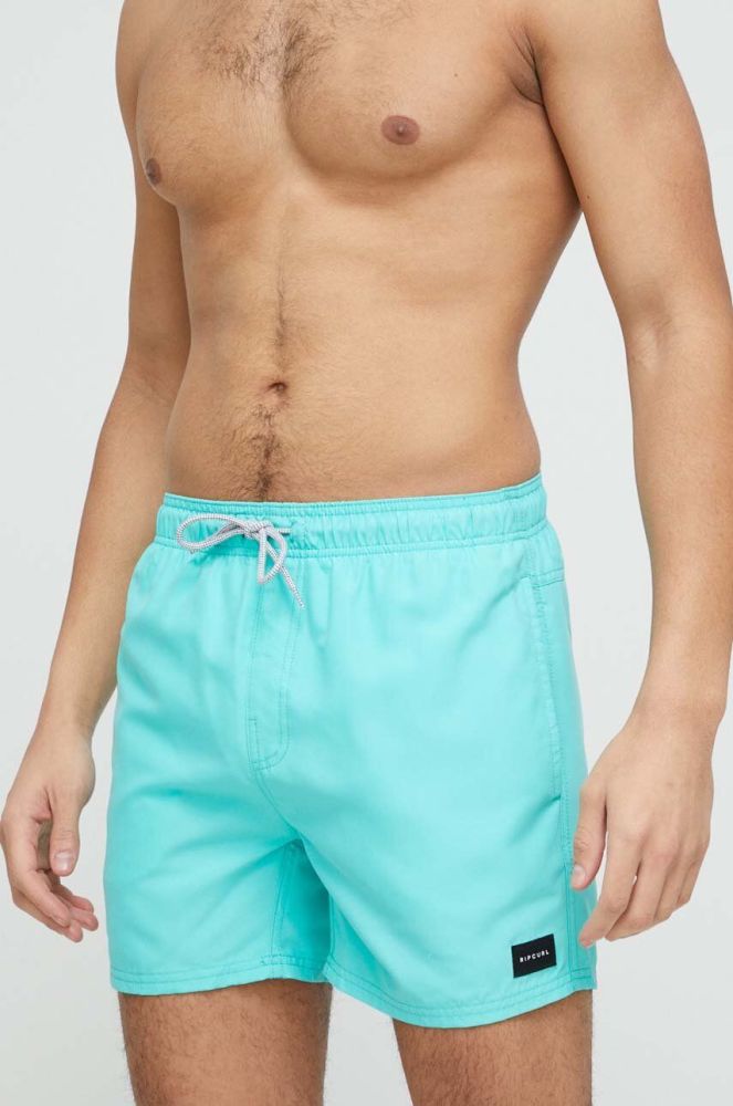 Купальні шорти Rip Curl колір бірюзовий