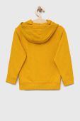 Дитяча кофта Tommy Hilfiger колір помаранчевий з капюшоном з принтом