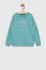 Дитяча кофта Tommy Hilfiger колір бірюзовий з принтом