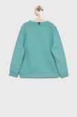 Дитяча кофта Tommy Hilfiger колір бірюзовий з принтом
