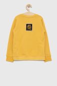 Дитяча бавовняна кофта Guess колір жовтий з аплікацією (2939035)