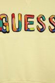 Дитяча бавовняна кофта Guess колір зелений з аплікацією (3003323)