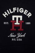 Дитяча кофта Tommy Hilfiger колір синій з капюшоном