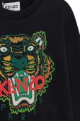 Дитяча кофта Kenzo Kids колір чорний з принтом