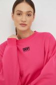 Кофта Dkny жіноча колір рожевий однотонна (2910828)