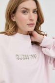 Кофта Guess жіноча колір рожевий з аплікацією (2896271)