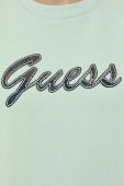 Кофта Guess жіноча колір зелений з аплікацією (2841572)