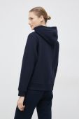Кофта Tommy Hilfiger жіноча колір синій з капюшоном з аплікацією (2850665)