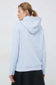 Кофта Tommy Hilfiger жіноча з капюшоном з аплікацією колір блакитний (2942260)