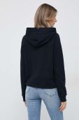 Кофта Tommy Hilfiger жіноча колір синій з капюшоном з принтом (2837131)