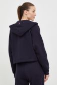 Кофта Tommy Hilfiger жіноча колір синій з капюшоном однотонна (2826961)