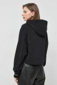 Кофта BOSS x Looney Tunes жіноча колір чорний з капюшоном з принтом