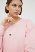 Кофта Tommy Jeans жіноча колір рожевий з принтом (2834906)