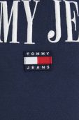 Кофта Tommy Jeans жіноча колір синій з капюшоном з аплікацією (2856209)