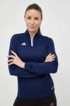 Тренувальна кофта adidas Performance Entrada 22 жіноча колір синій однотонна
