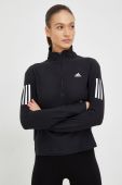 Кофта для бігу adidas Performance own the run колір чорний